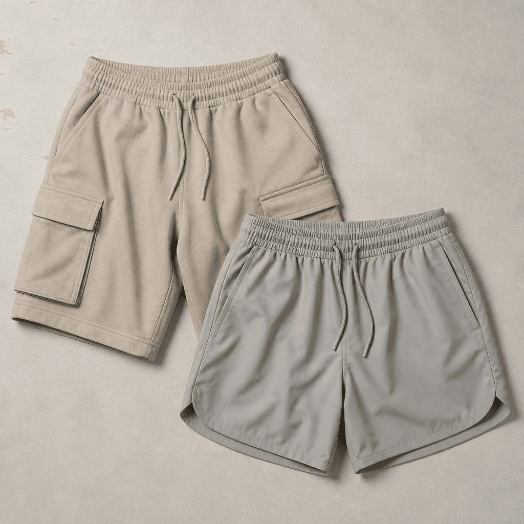 Custom Shorts custom apparel manufacturing options by SHENGDE